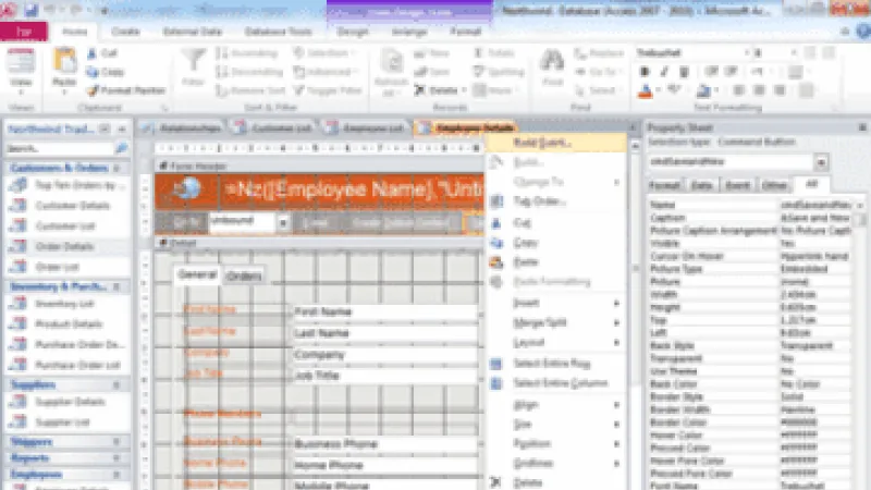 เรียนรู้การสร้าง Form ที่ซับซ้อนใน Microsoft Access 