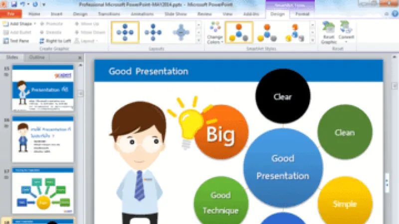 PowerPoint Good Presentation Technique