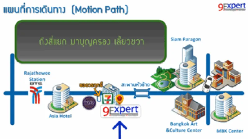 Workshop การทำ Motion Animation แผนที่การเดินทาง 