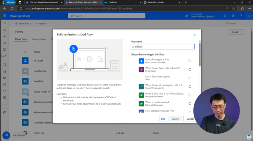 การสร้าง Flow ใน Power Automate