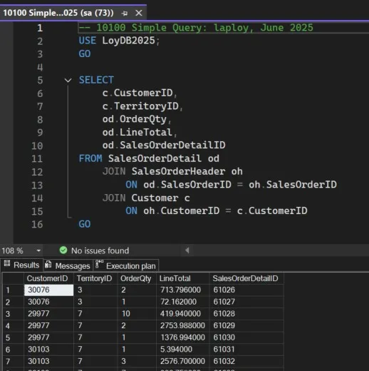 เริ่มจาก Query พื้นฐานสุด