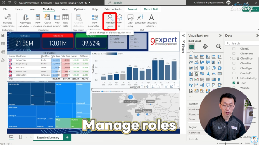 เริ่มการตั้งค่า RLS