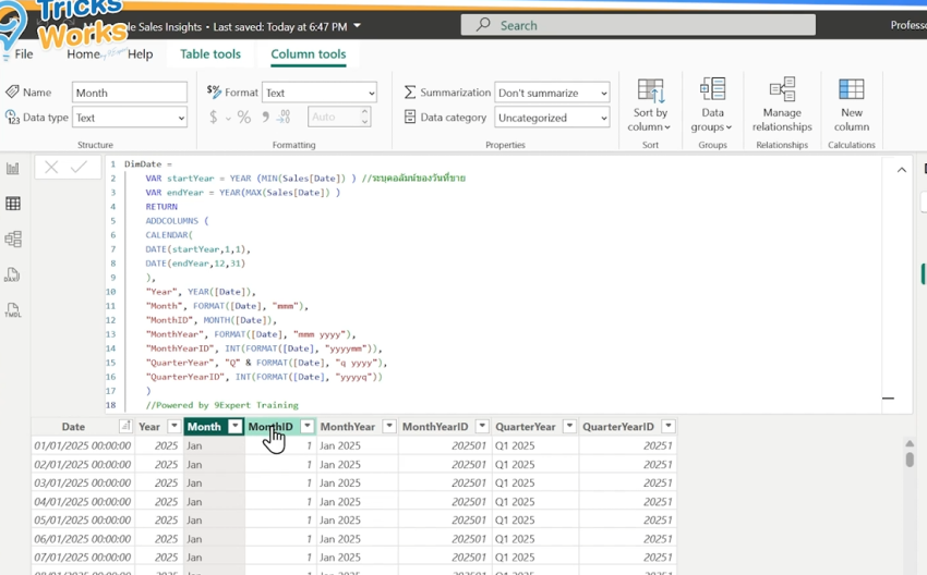  sort-by-column-month-with-month-id